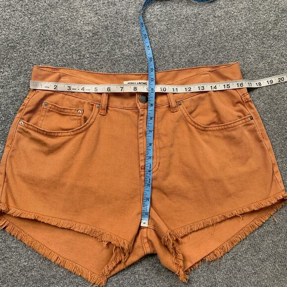 Billabong Shorts Womens 29 Terracota Denim Drift Away Cutoffs Frayed Hem Micro - Picture 5 of 13
